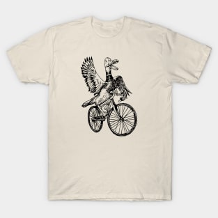 SEEMBO Duck Cycling Bicycle Cyclist Bicycling Biking Bike T-Shirt